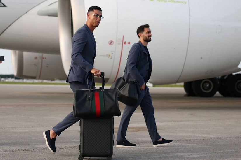 O atacante portugues Cristiano Ronaldo